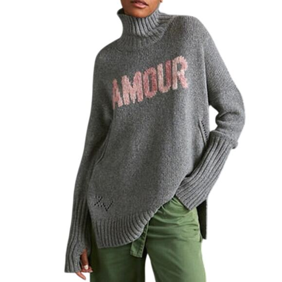 Zadig & Voltaire Merino Wool Amour Sweater - Picture 2 of 10